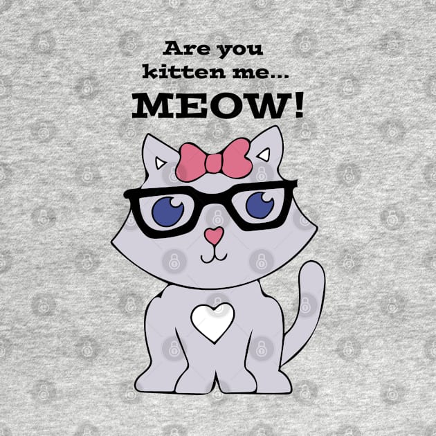 Sassy Cat with Glasses by tandre